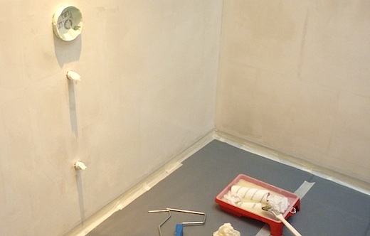 naaimachine Frustrerend Inspireren Zelf je huis bouwen - waterdichte 2 componenten PU coating in badkamer